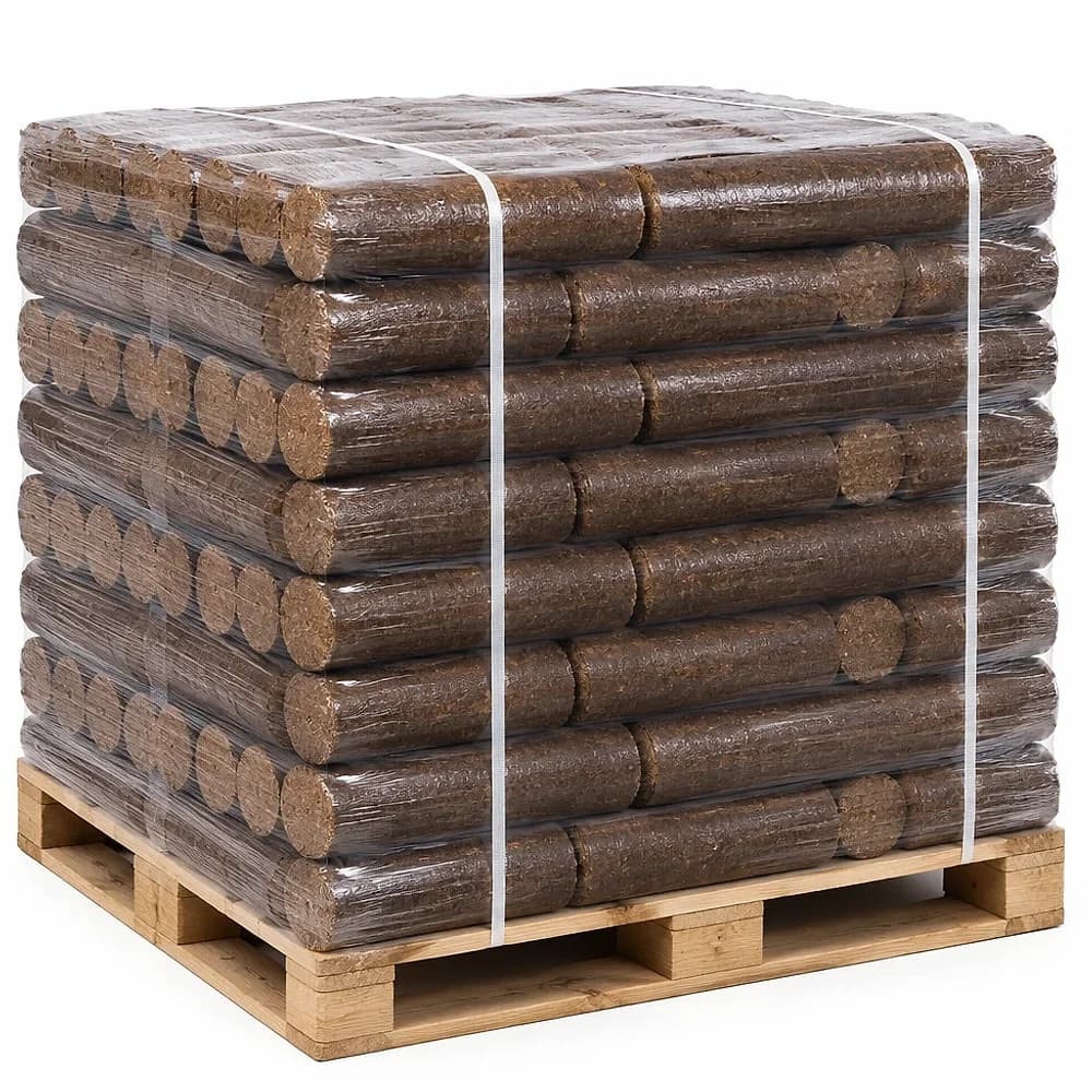 Bûches densifiées de nuit — palette de 960 kg