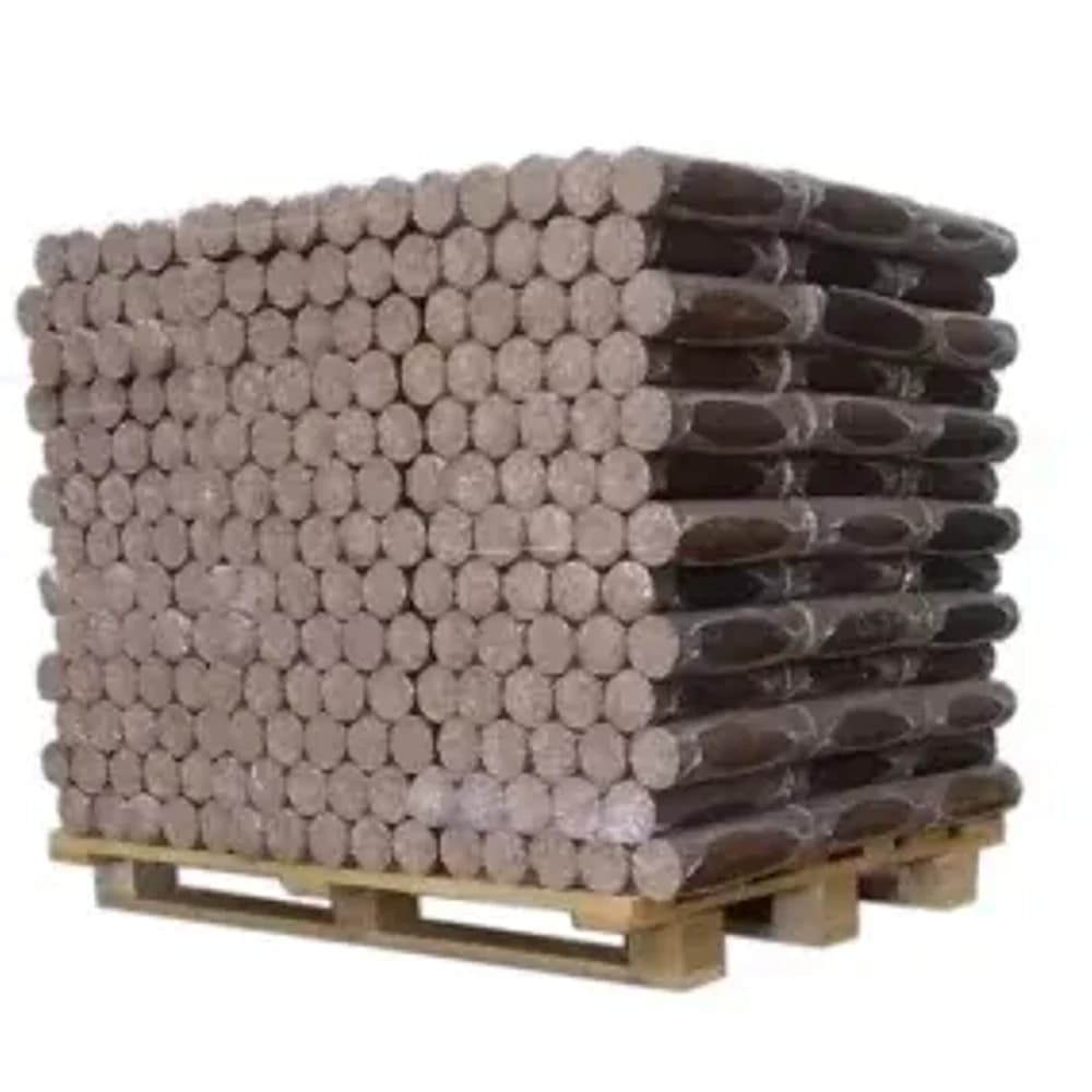 Bûches densifiées feuillus durs — palette de 1 000 kg
