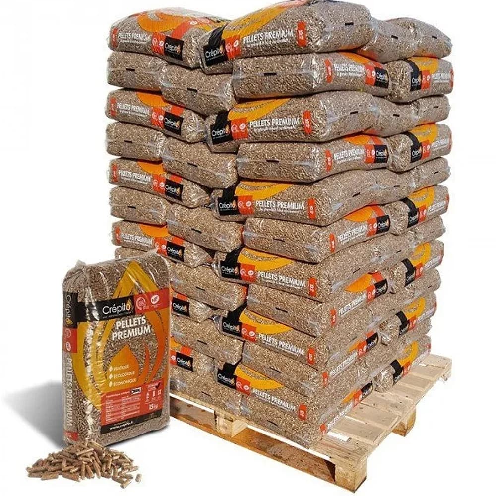 Granulés Crépito 15 kg — palette de 72 sacs