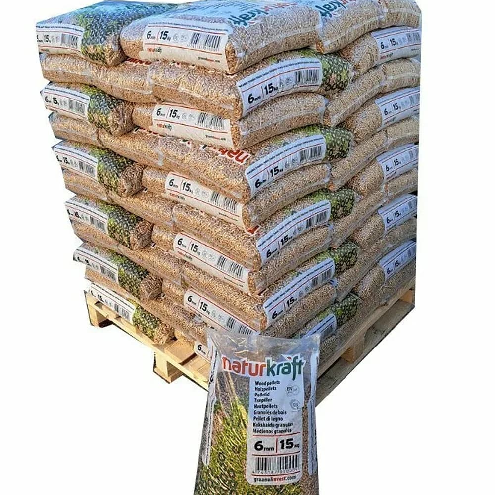 Granulés Holz Westerwalder 15 kg — demi-palette de 36 sacs