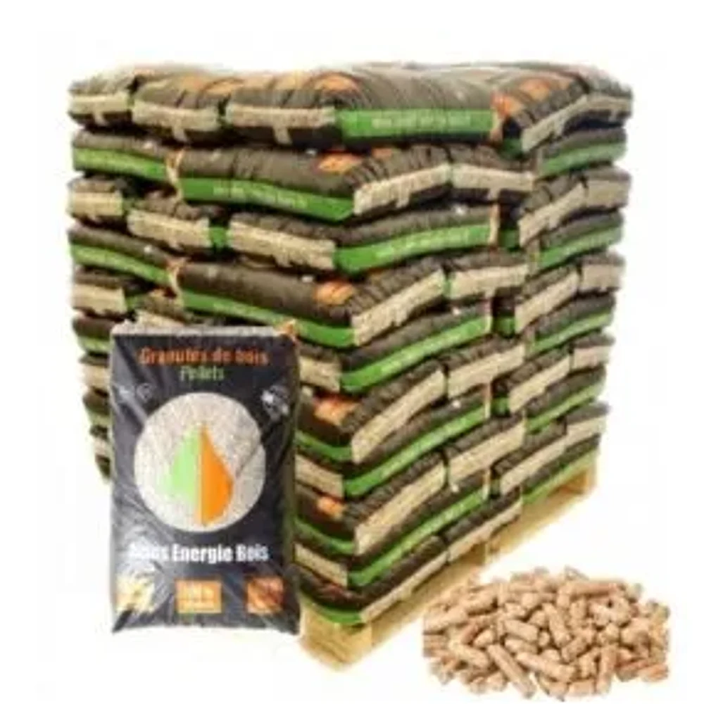 Pellets Alpes Energie Bois 15 kg — palette de 70 sacs