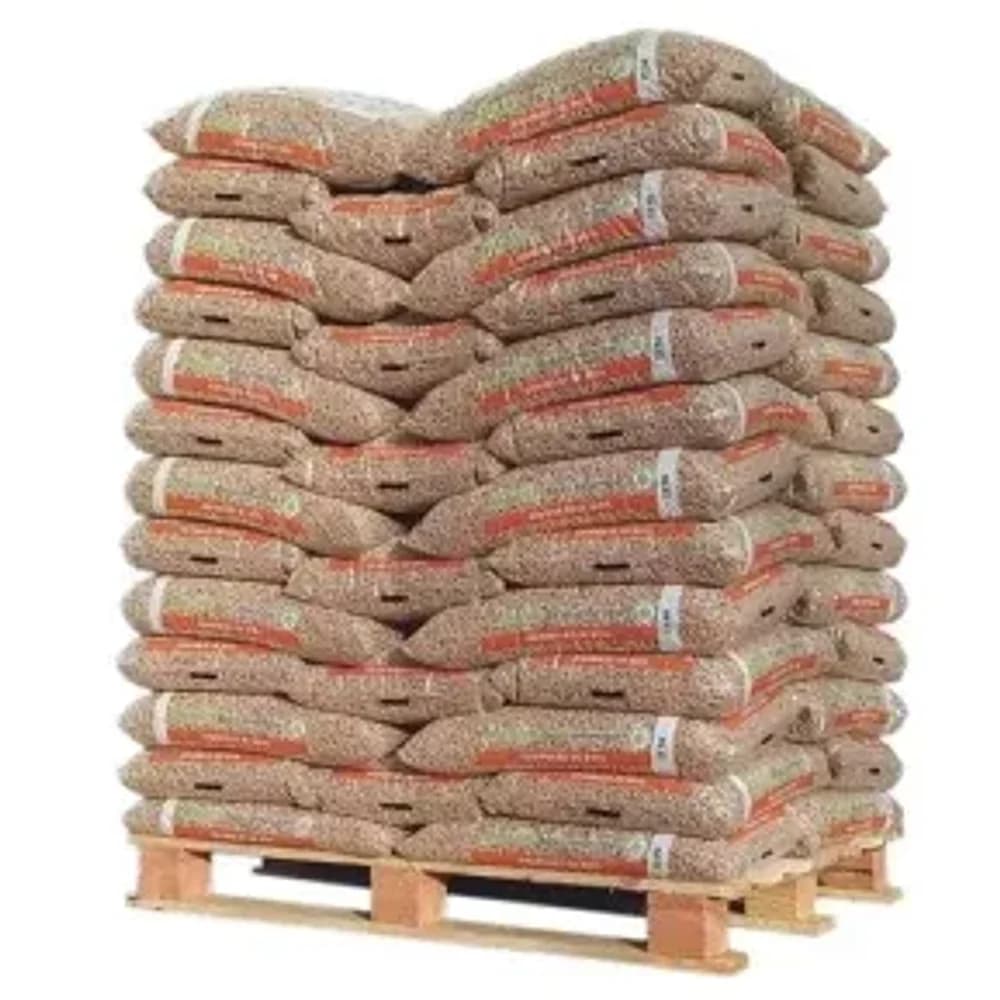 Pellets Moulin Bois Energie 15 kg premium — palette de 65 sacs